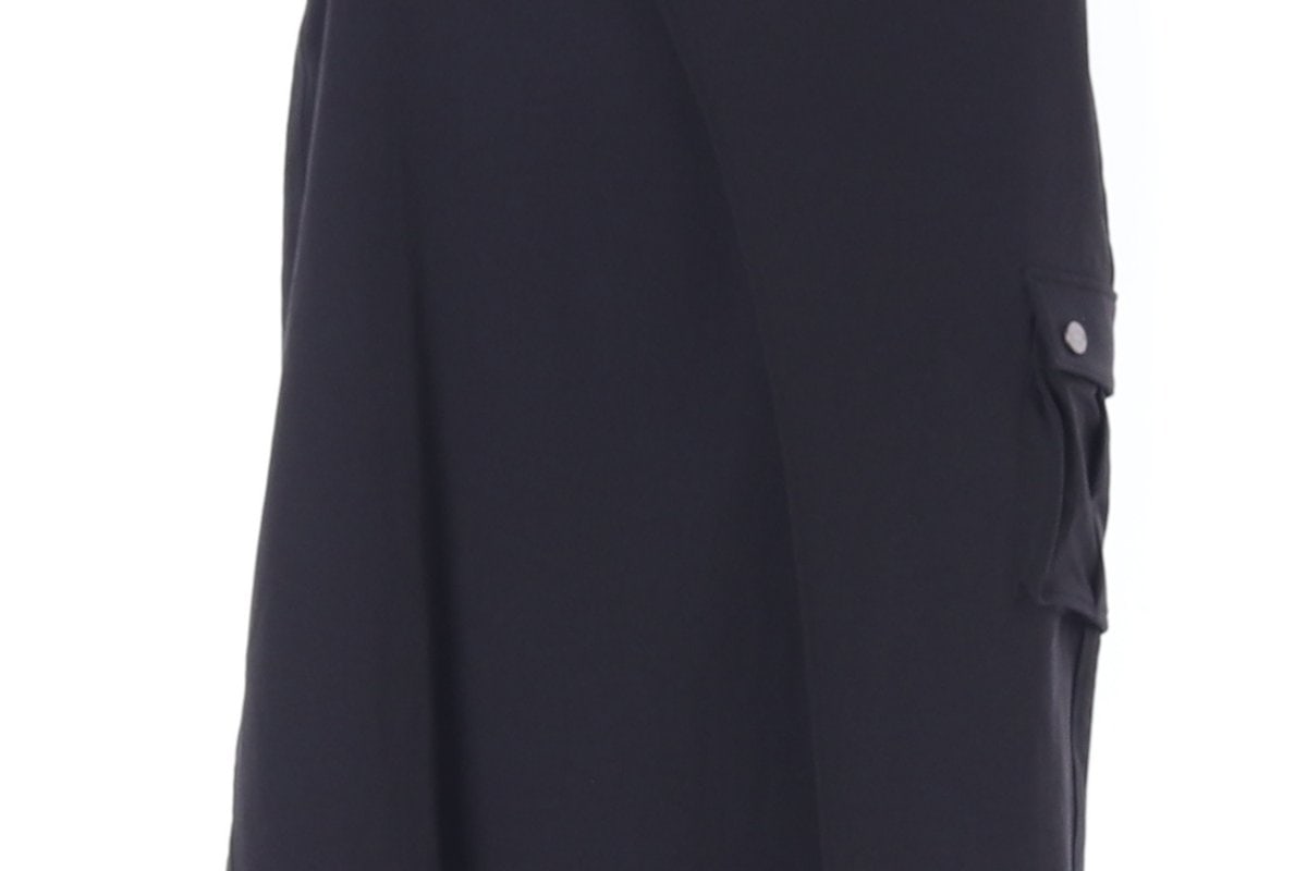 미스치프 차콜 카고 랩 롱 스커트 이미지 3