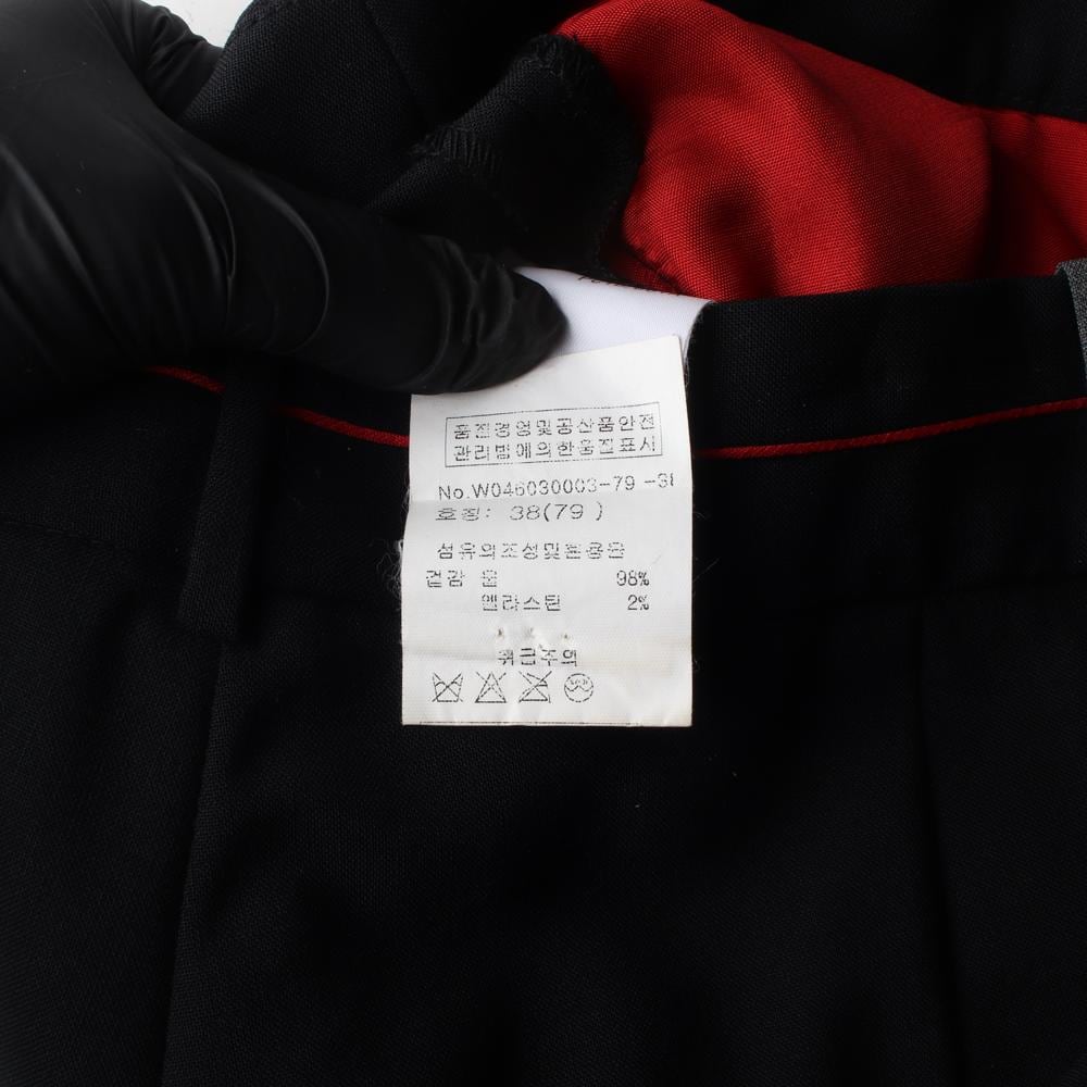폴스미스 울98% 블랙 스판 슬랙스 팬츠 상세 이미지 7
