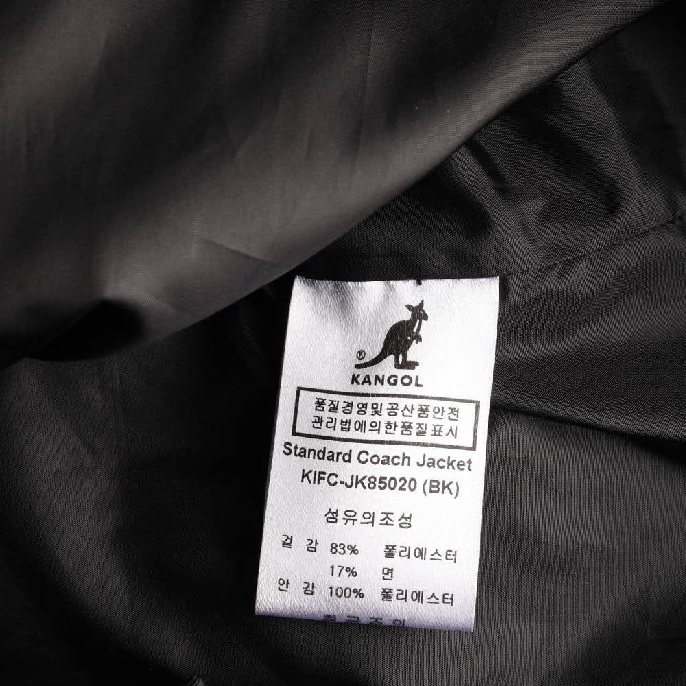 캉골 블랙 로고 코치 워크 셔츠 재킷 이미지 7
