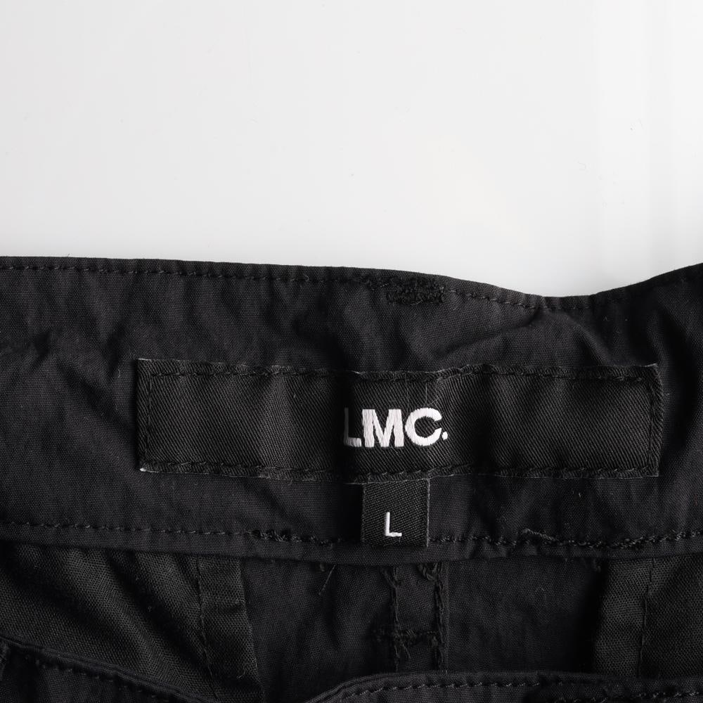 LMC엘엠씨 블랙 핀턱 스트링 조거 파라슈트 와이드팬츠 이미지 6