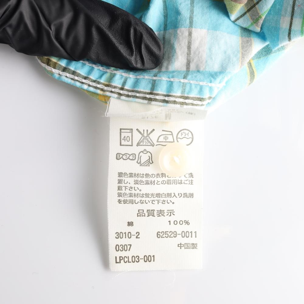 리바이스 레드탭 블루 체크 오버핏 반팔 셔츠 이미지 6