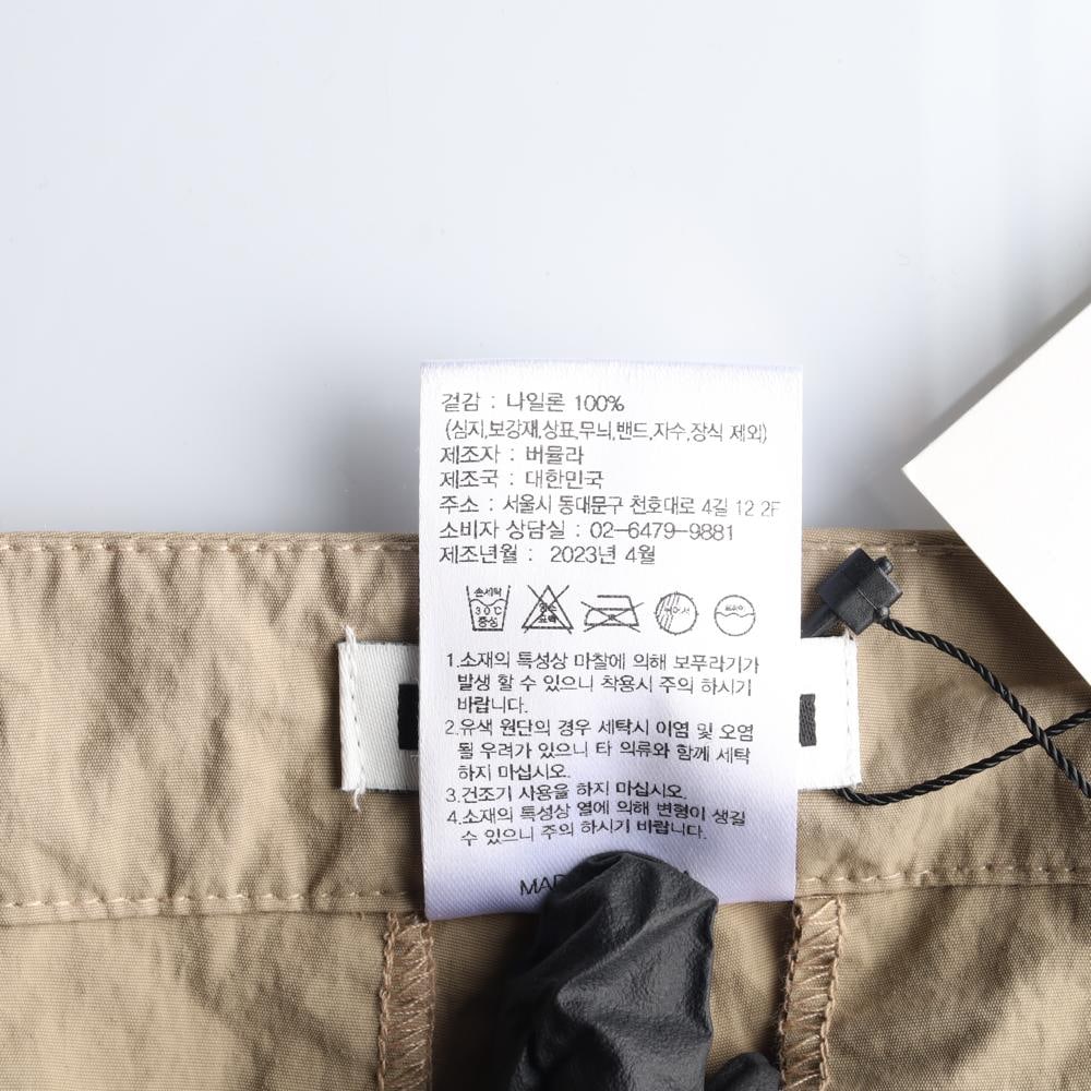 (새상품) 버뮬라 베이지 와이드 나일론 카고팬츠 이미지 7