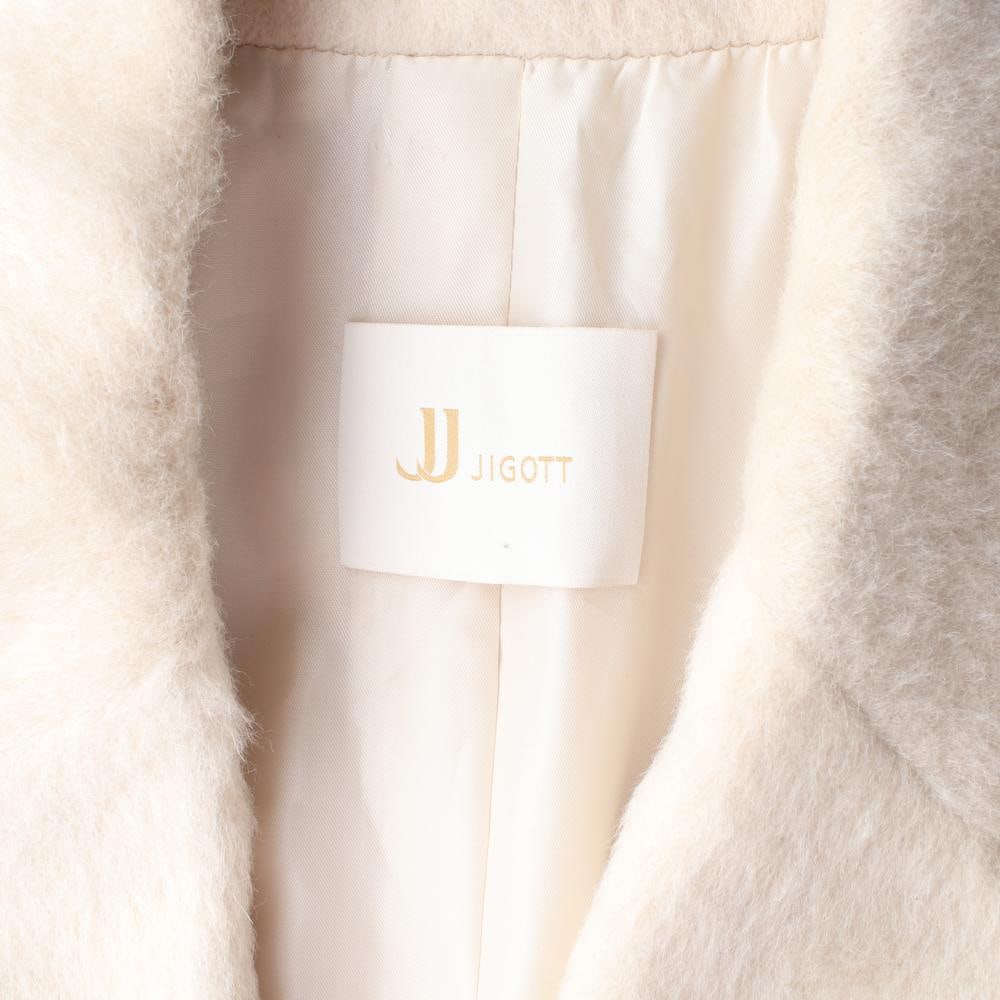 JJ제이제이 지고트 울알파카 아이보리 싱글코트 이미지 7