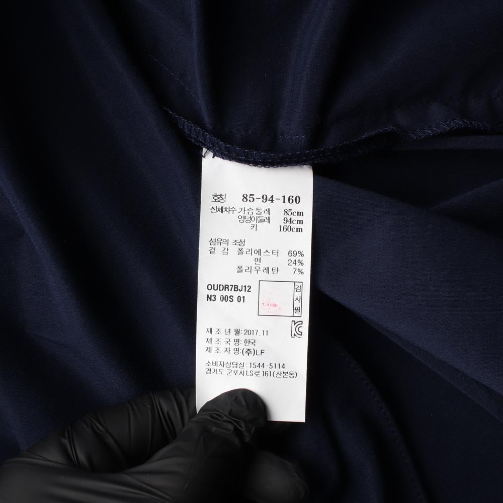 질스튜어트 네이비 러플 반팔 벨트 튜닉원피스 이미지 7