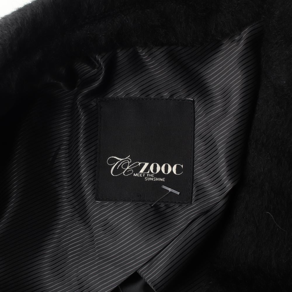 ZOOC주크 울100% 퍼프 소매 블랙 랩코트 상세 이미지 7