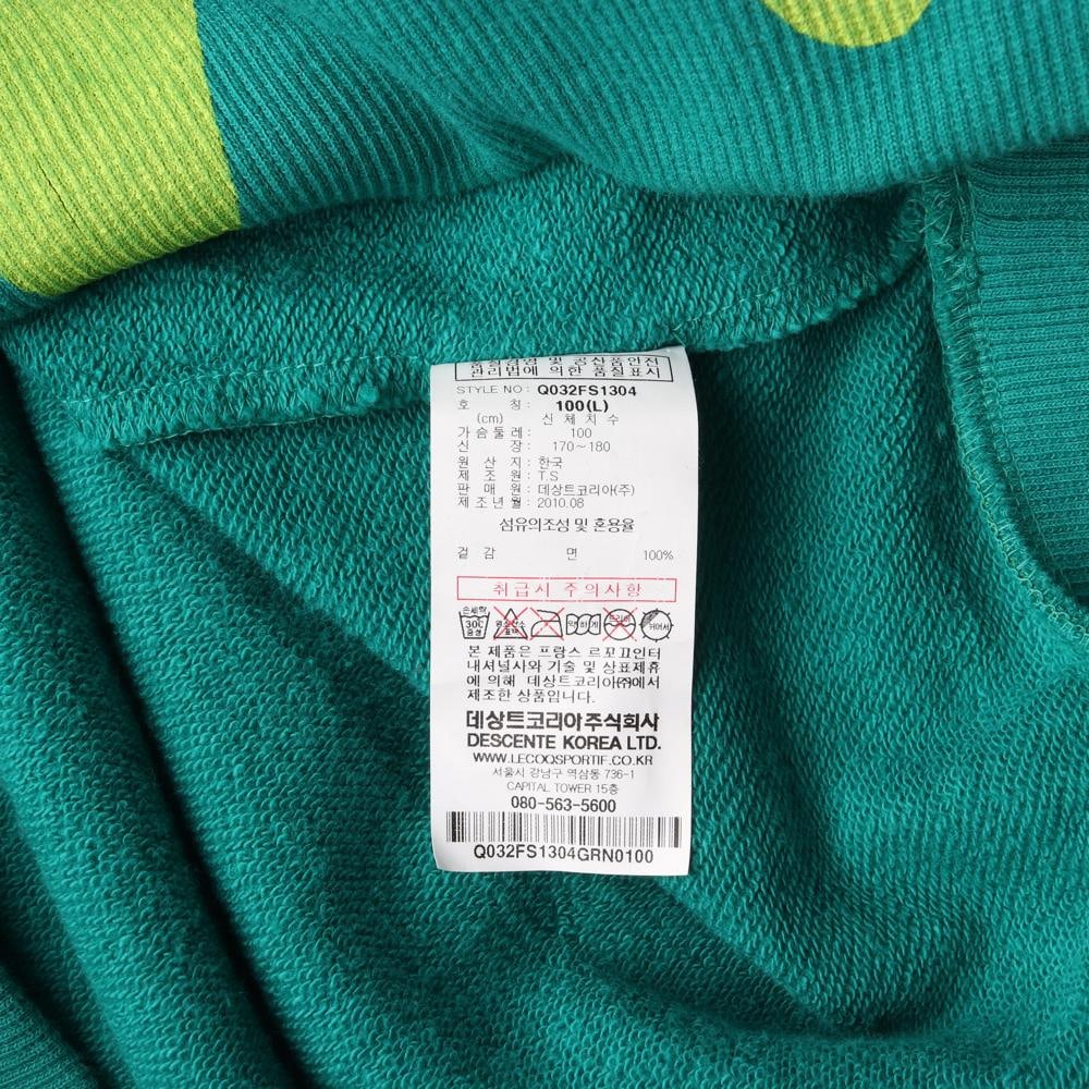 르꼬끄 그린 자수로고 오버핏 후드 티셔츠 이미지 6