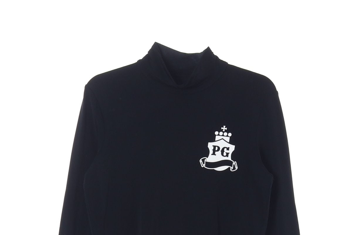 파리게이츠 로고 프린팅 긴팔 모크넥 긴팔 터틀넥 티셔츠 이미지 2