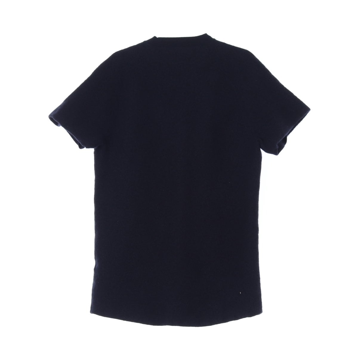 코스 울100% 네이비 부클 반팔 니트 롱 티셔츠 원피스 상세 이미지 4