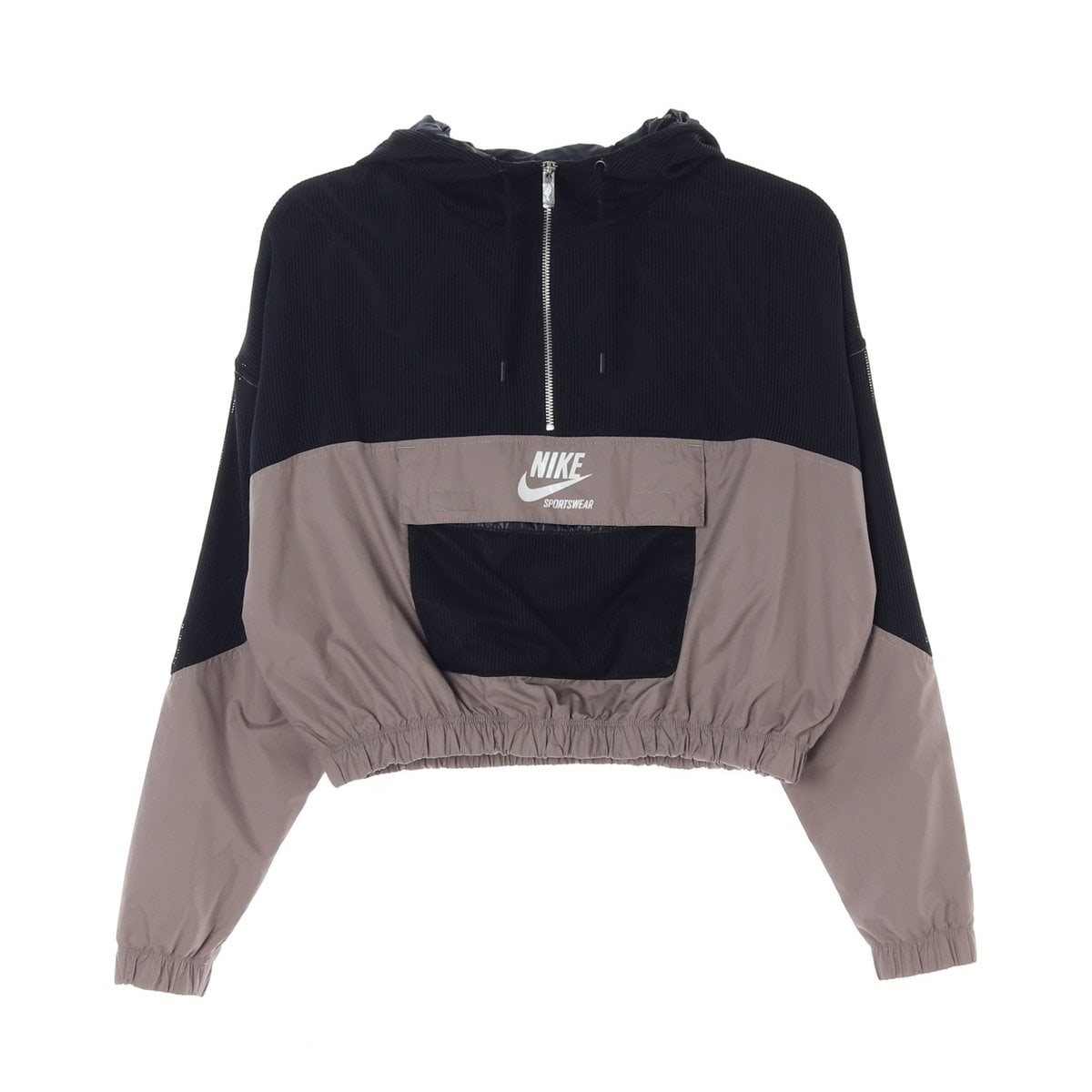 나이키 코듀로이 배색 크롭 아노락 바람막이 하프집업 이미지 1