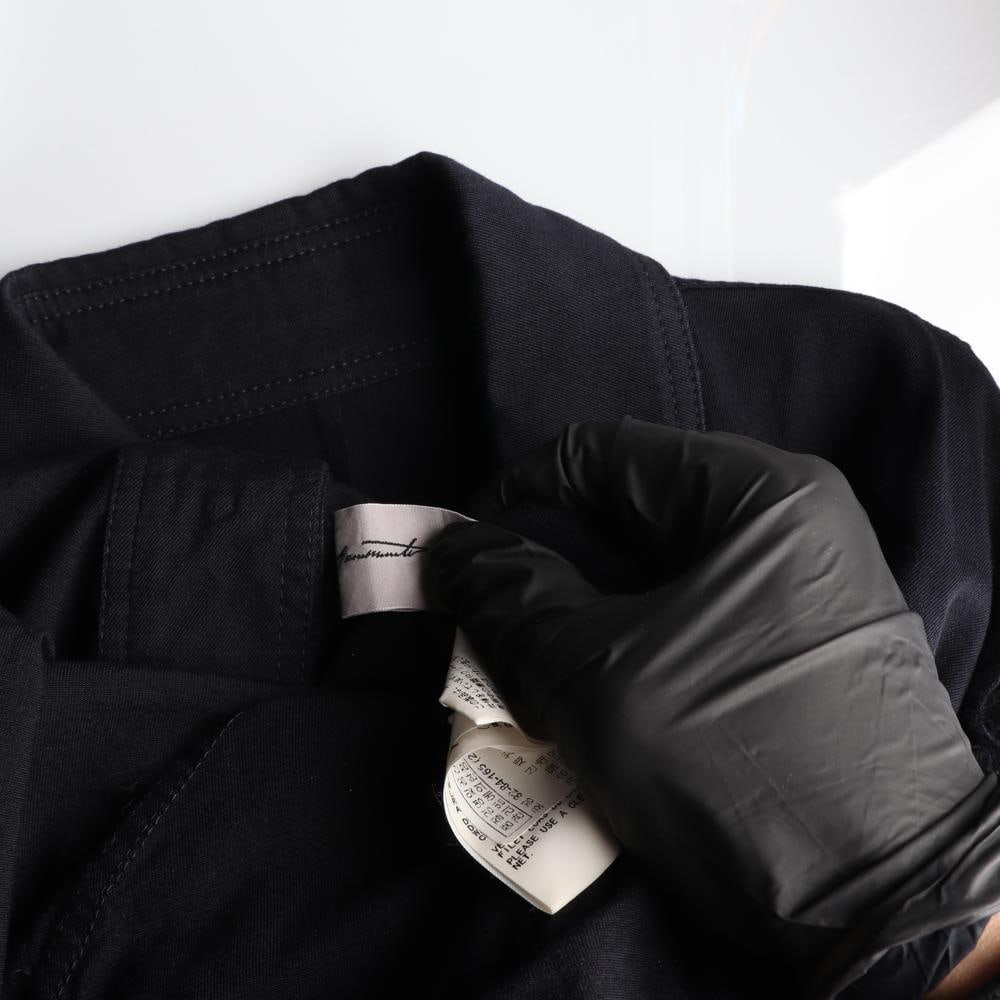 요지야마모토 울블랜드 블랙 라인 긴팔 롱 셔츠 이미지 6