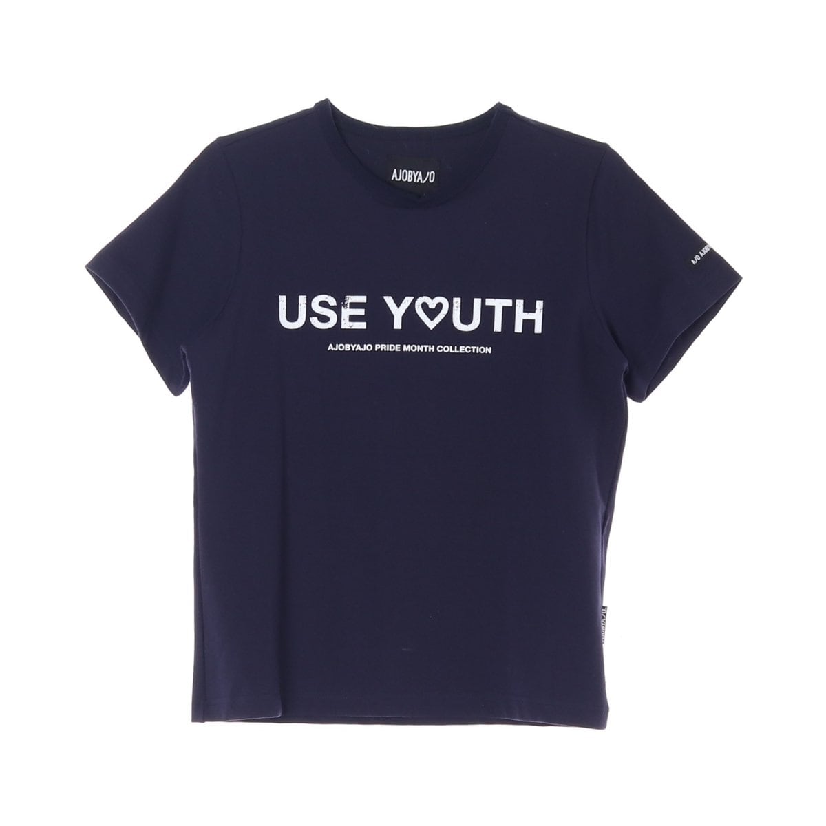 아조바이아조 네이비 USE YOUTH 반팔 티셔츠 상세 이미지 1