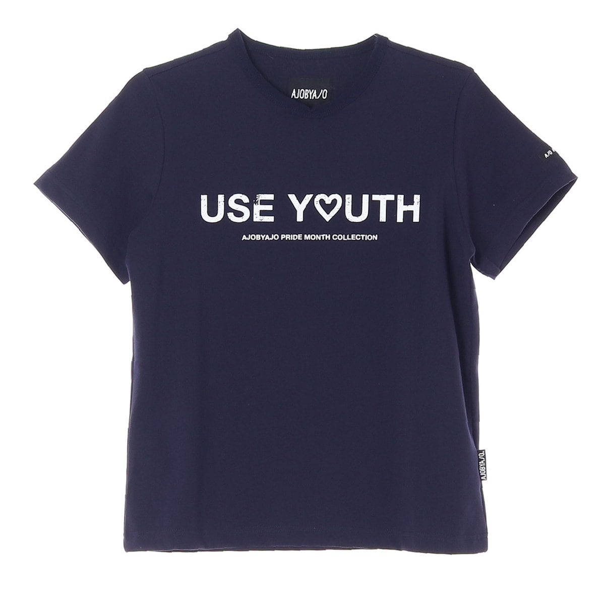 아조바이아조 USE YOUTH 네이비 반팔 티셔츠 상세 이미지 1