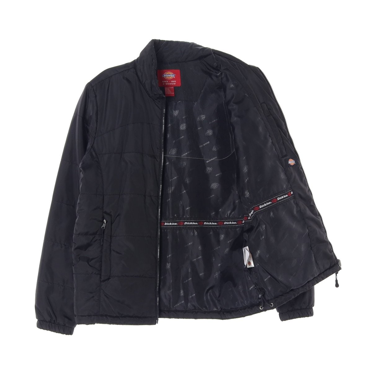 디키즈 블랙 로고 패디드 집업재킷 이미지 4