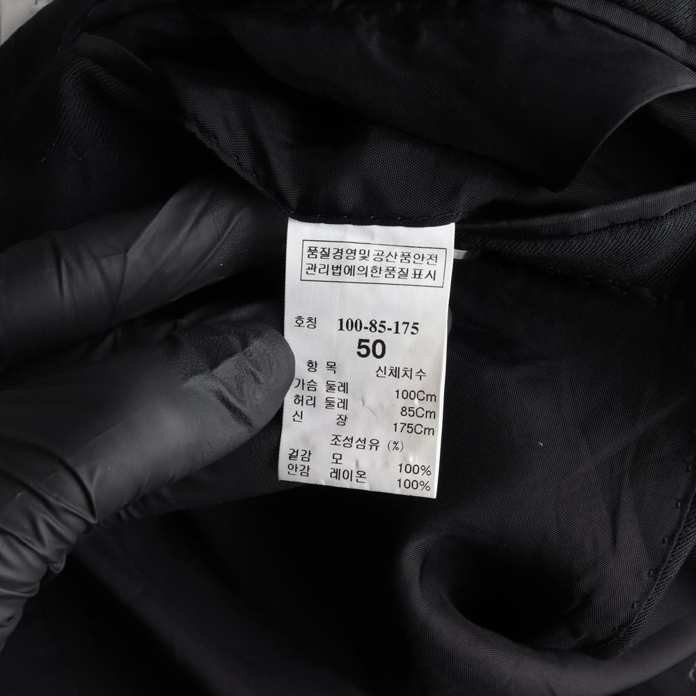 타임 울100% 블랙 블레이저 정장 자켓 테일러드재킷 이미지 7