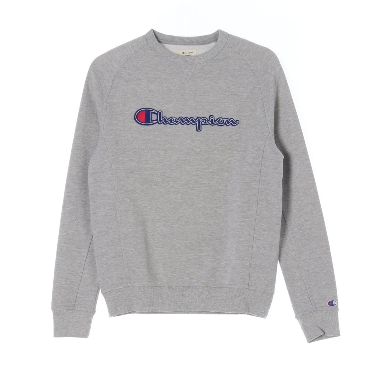 챔피온 빅자수로고 그레이 기모 맨투맨 스웨트셔츠 이미지 1