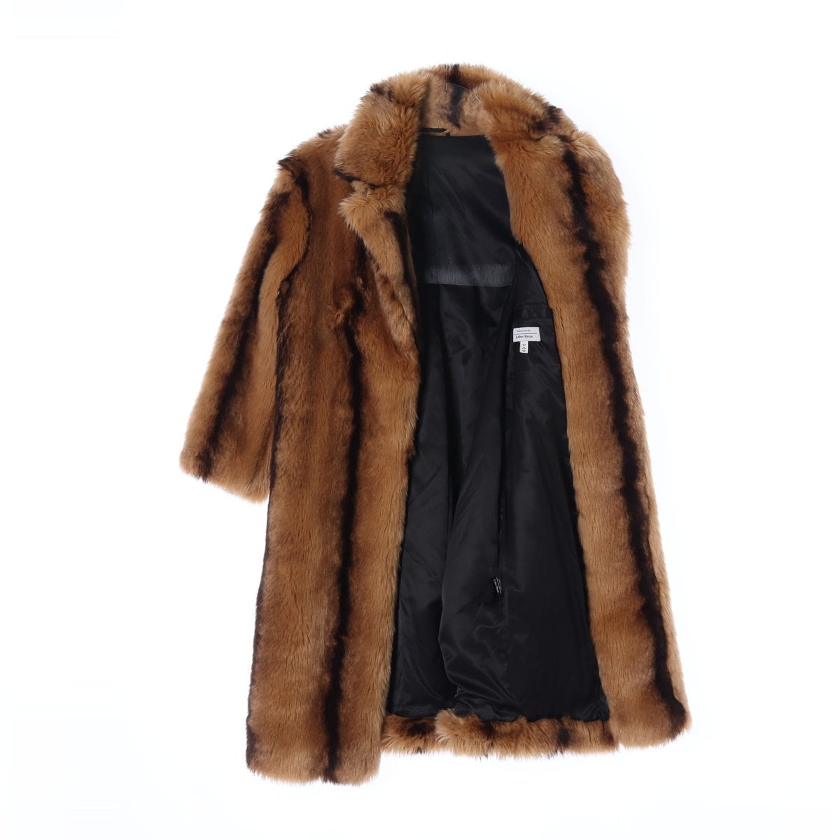 앤아더스토리즈 브라운 faux fur 롱 인조모피코트 상세 이미지 5