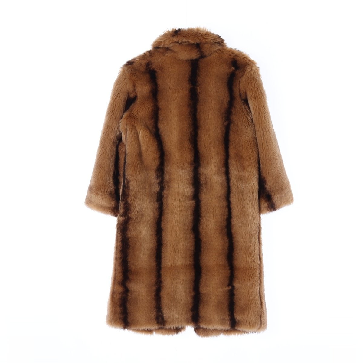 앤아더스토리즈 브라운 faux fur 롱 인조모피코트 이미지 6