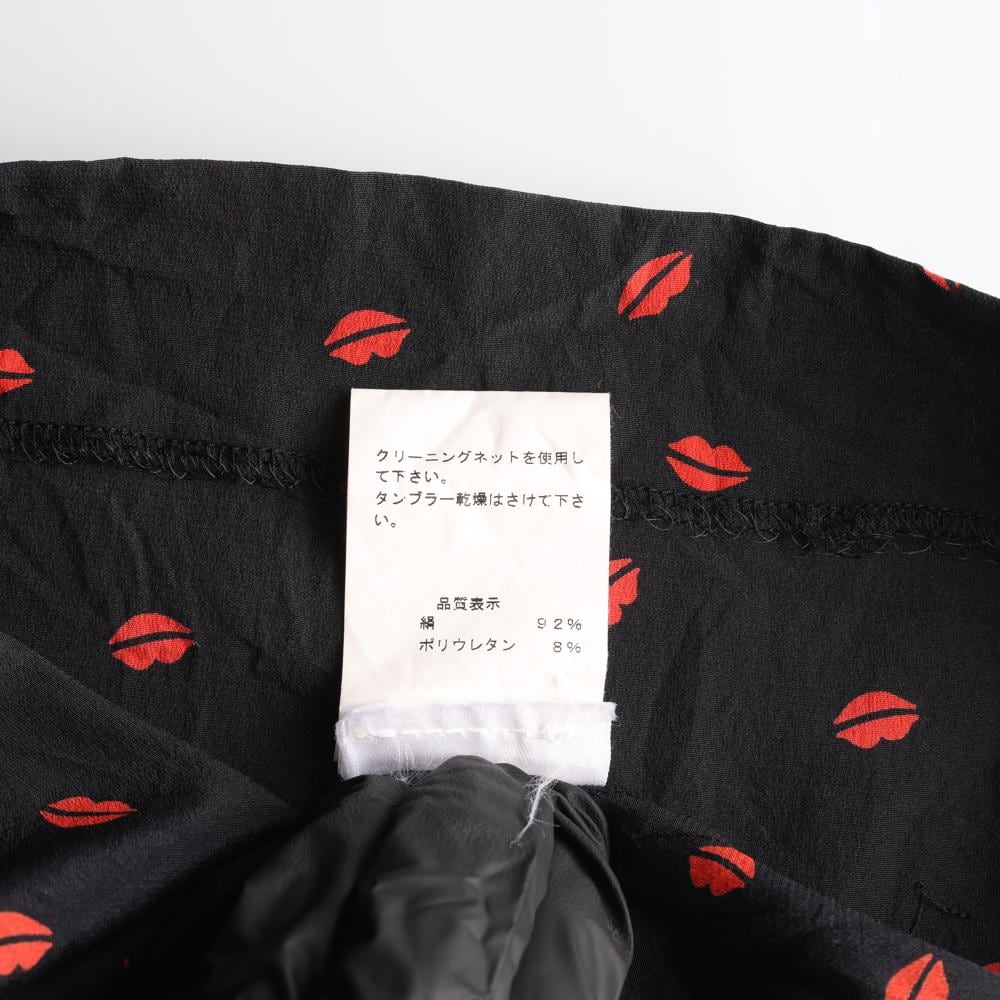 DKNY디케이엔와이 립패턴 블랙 브이넥 셔링 긴팔 원피스 상세 이미지 7