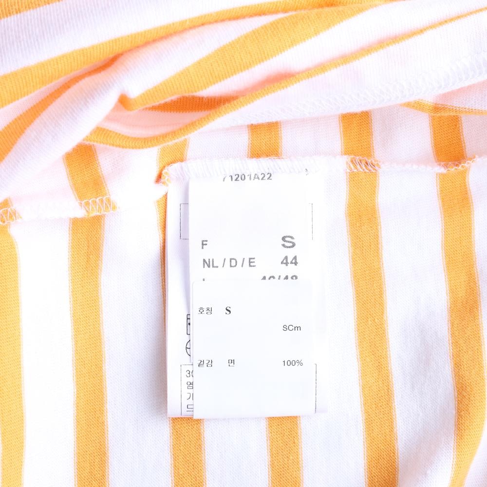 세인트 제임스 오렌지 스트라이프 보트넥 긴팔 티셔츠 이미지 6