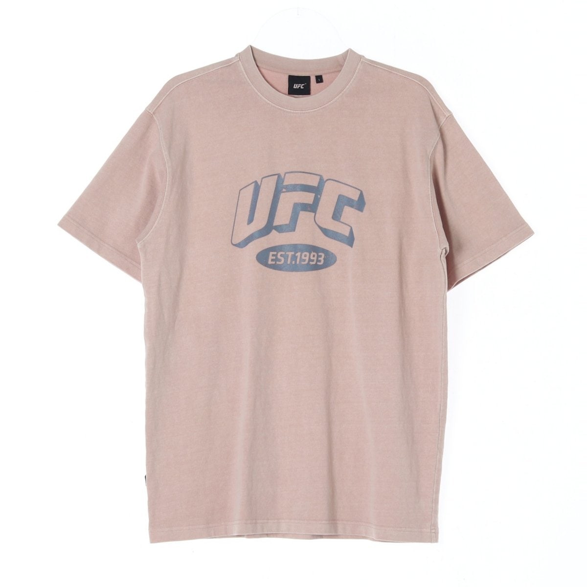 UFC 베이지 빅로고 반팔 루즈핏 티셔츠 이미지 1