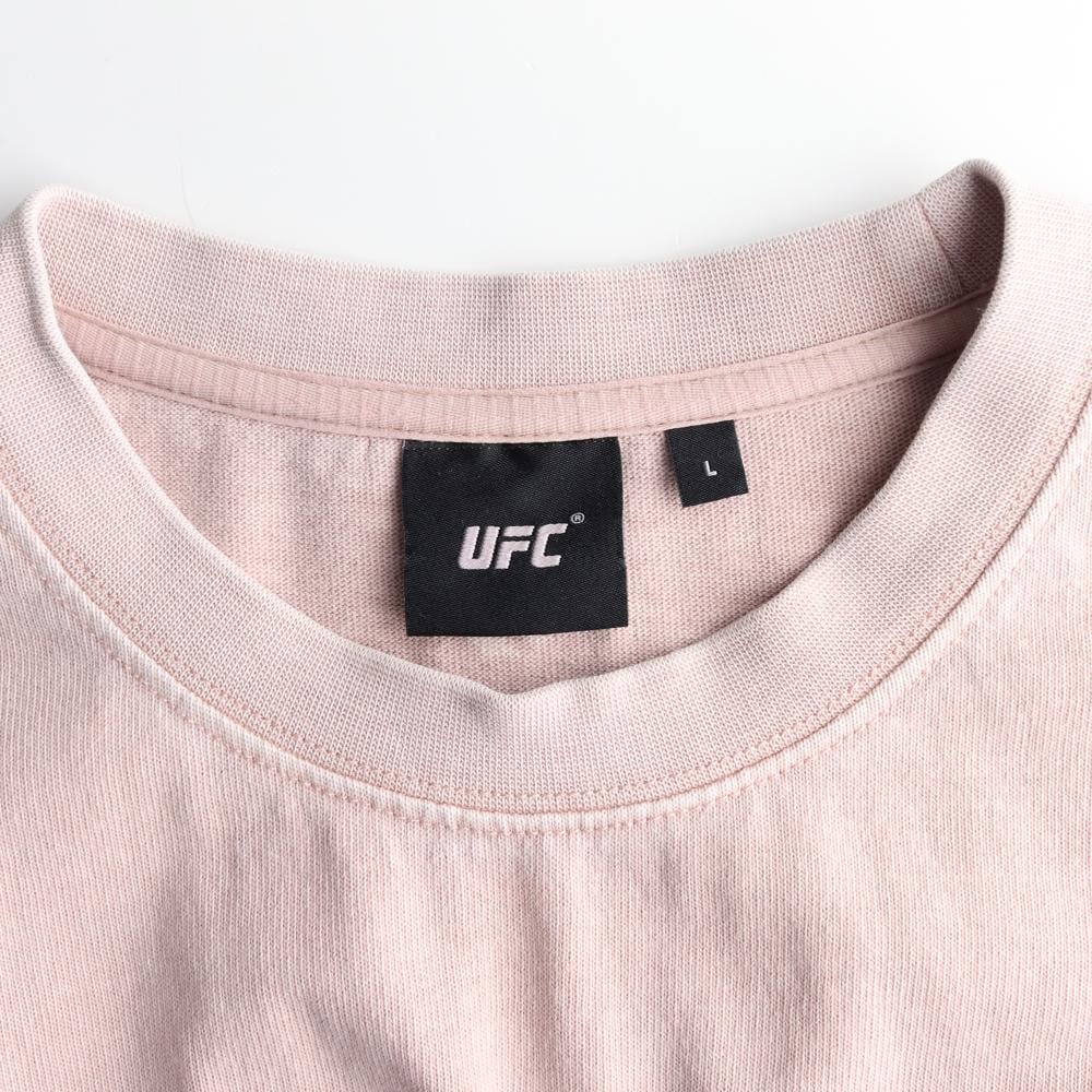 UFC 베이지 빅로고 반팔 루즈핏 티셔츠 상세 이미지 5
