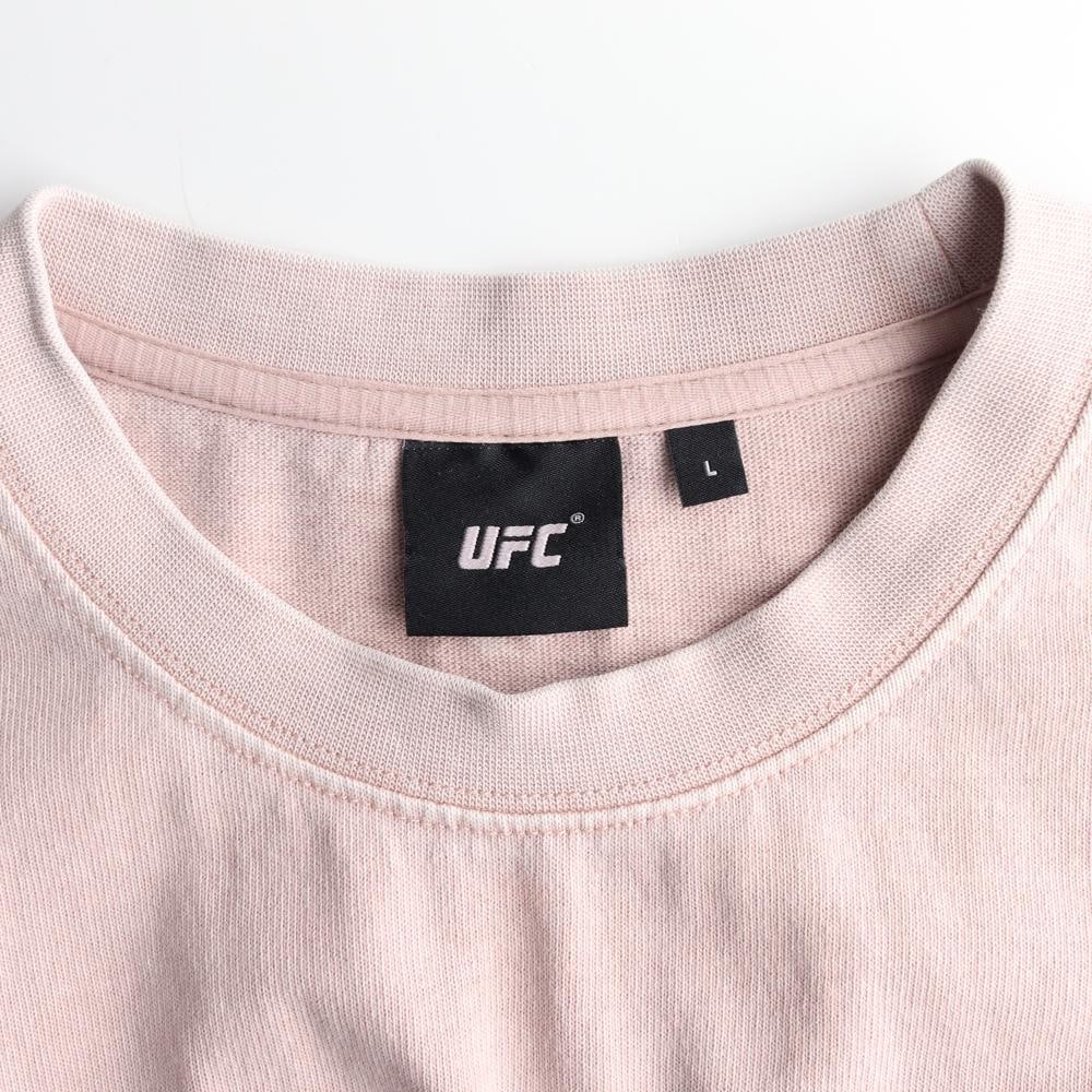 UFC 베이지 빅로고 반팔 루즈핏 티셔츠 이미지 5