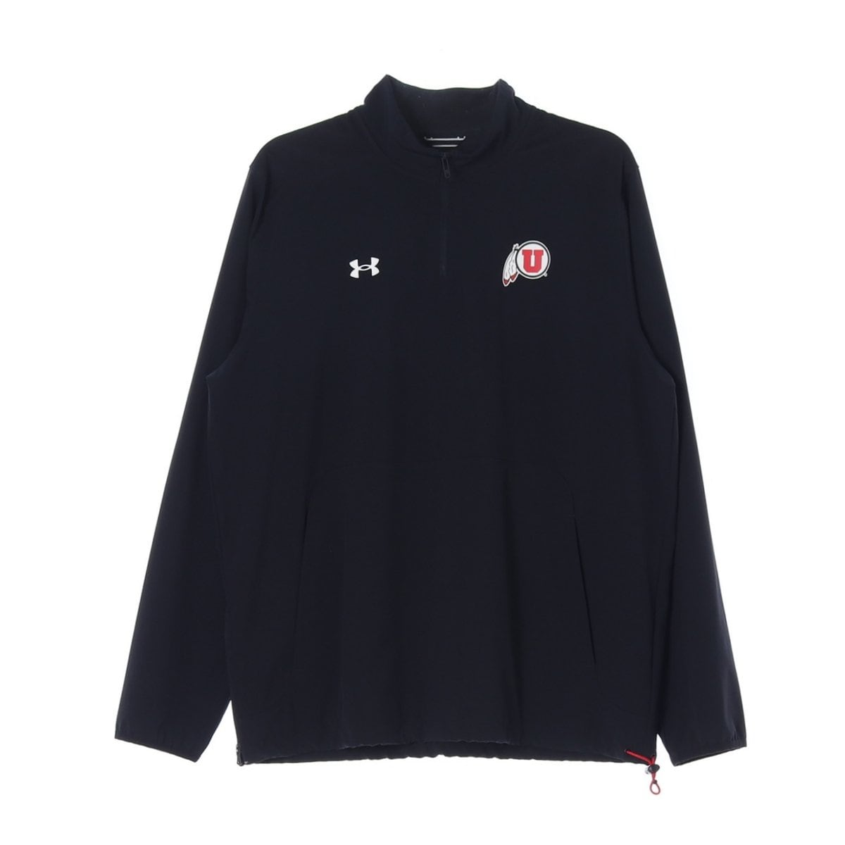 언더 아머 UTAH UTES 유타 블랙 하프집업 긴팔 티셔츠 상세 이미지 1