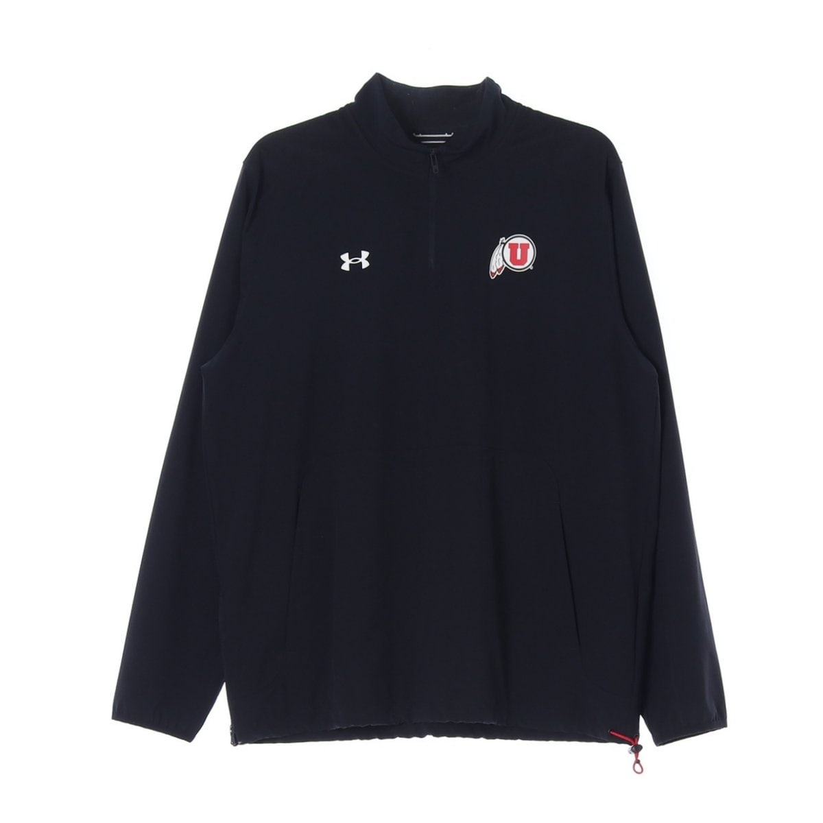 언더 아머 UTAH UTES 유타 블랙 하프집업 긴팔 티셔츠 이미지 1