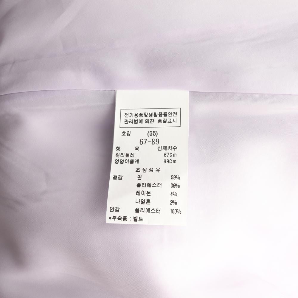 모조에스핀 라벤더 트위드 플레어스커트 치마 셋업 하의 상세 이미지 6