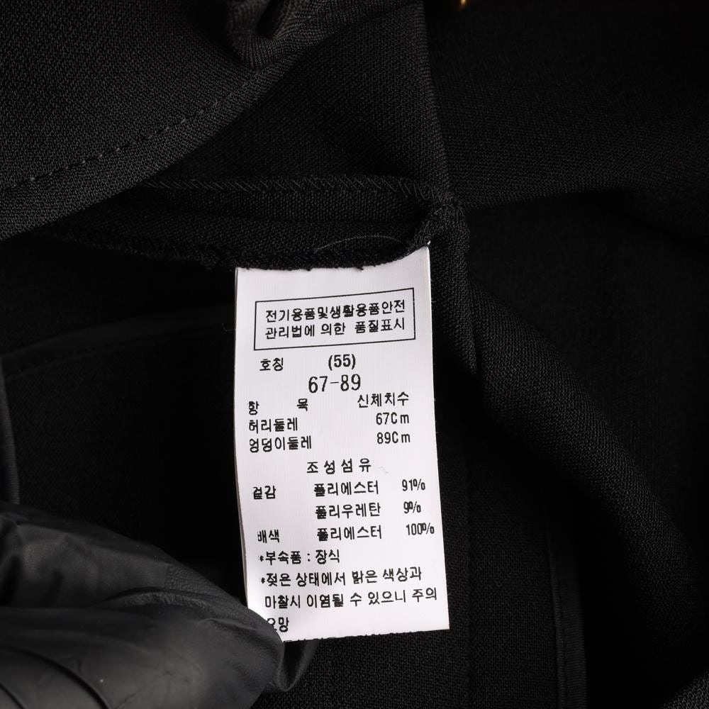 모조에스핀 골드 버클 블랙 슬랙스 팬츠 상세 이미지 7