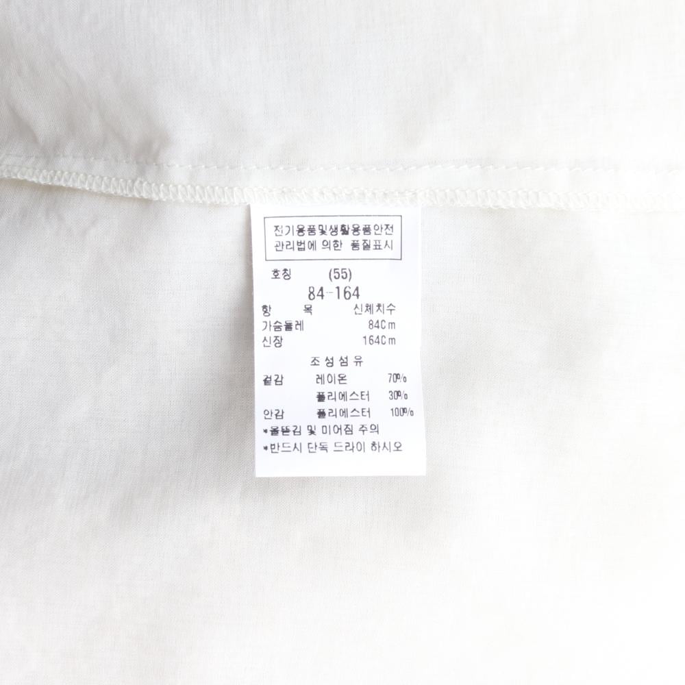 모조에스핀 아이보리 레이스 하이넥 블라우스 상세 이미지 6