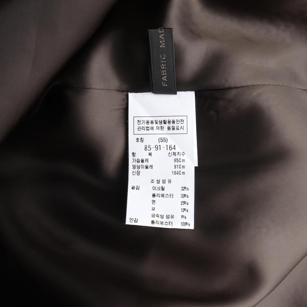 모조에스핀 레드 블랙 트위드 오버핏 더블 재킷 상세 이미지 7