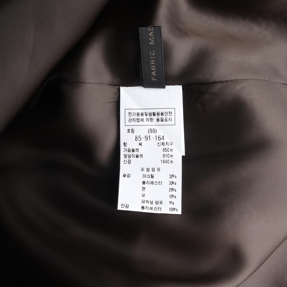 모조에스핀 레드 블랙 트위드 오버핏 더블 재킷 이미지 7