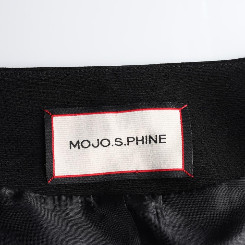 모조에스핀 블랙 스퀘어넥 벨트세트 블레이저 재킷 상세 이미지 6