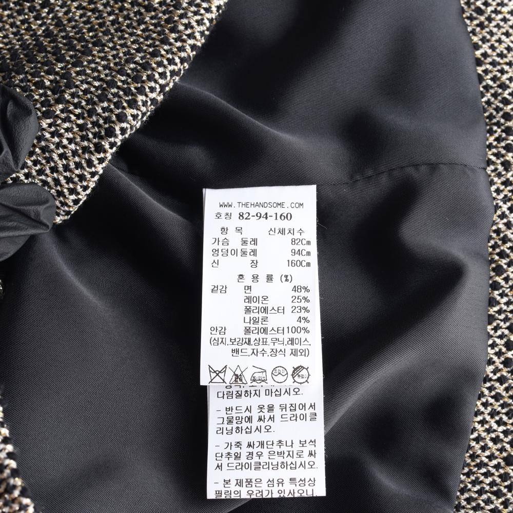 타임 트위드 반팔 숏 크롭 재킷 이미지 7