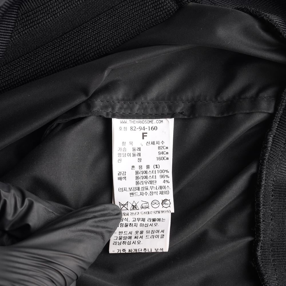 타임 블랙 브이넥 블루종 집업 재킷 점퍼 상세 이미지 7