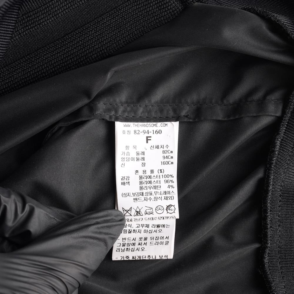 타임 블랙 브이넥 블루종 집업 재킷 점퍼 이미지 7