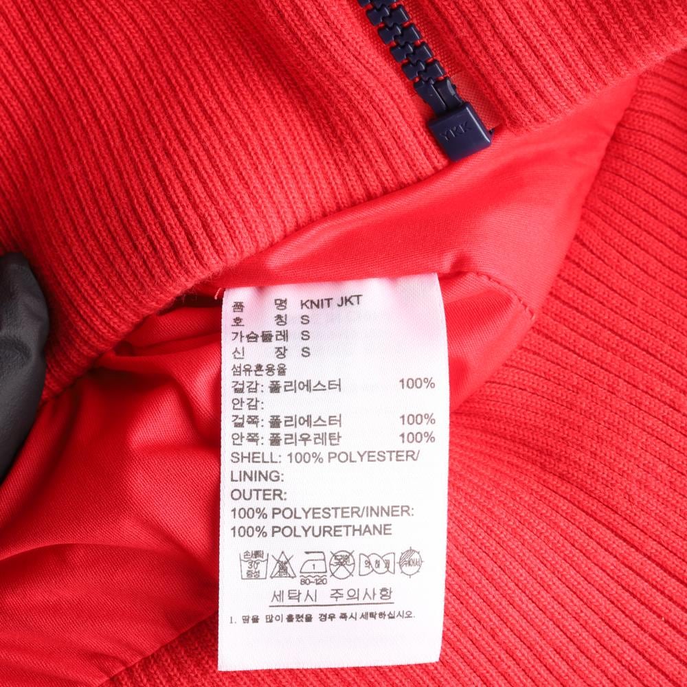 아디다스 골프 클라미웜 레드 집업 니트 재킷 상세 이미지 7