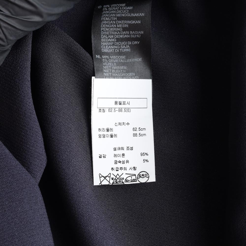 REISS리스 블랙 펄 슬릿 셔링 미디 스커트 치마 상세 이미지 7