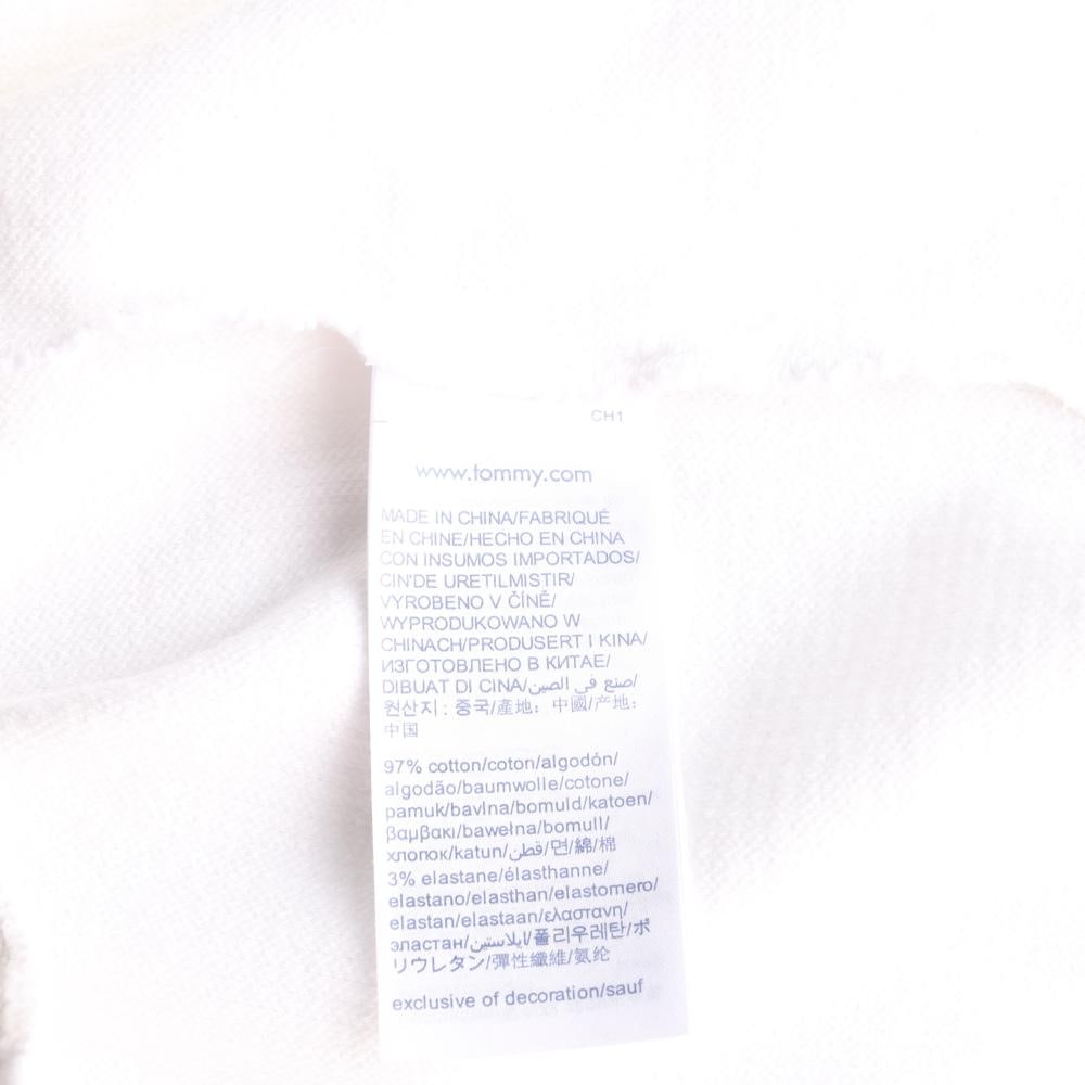 타미 진스 아이보리 와플 헨리넥 긴팔 티셔츠 이미지 6