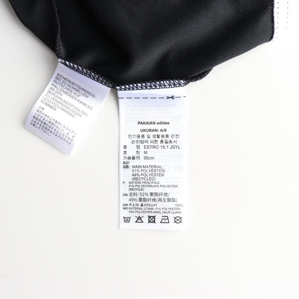 아디다스 블랙 삼선 스포츠 긴팔 티셔츠 이미지 6