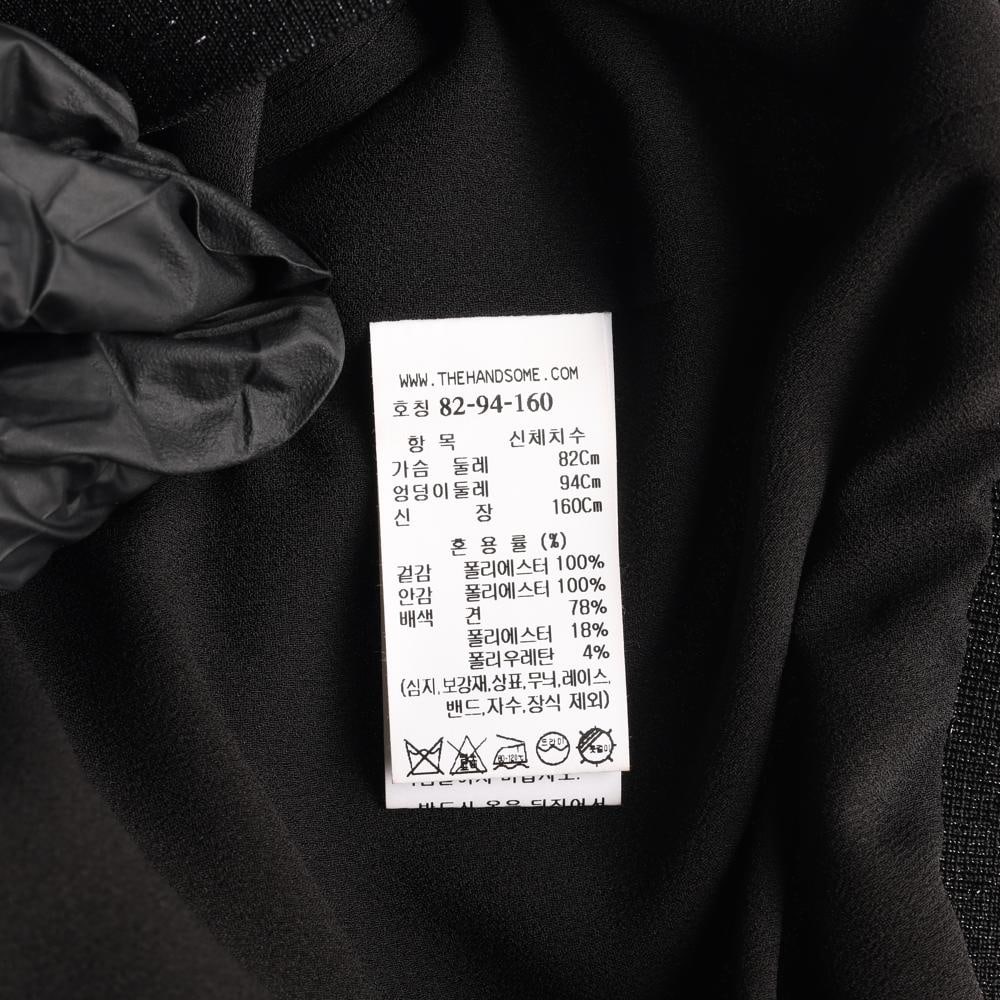 타임 블랙 펄 브이넥 시스루 쉬폰 블라우스 이미지 6