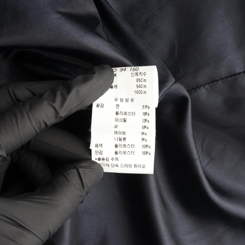 듀엘 베이지 체크 울자켓 블레이저 테일러드재킷 상세 이미지 7