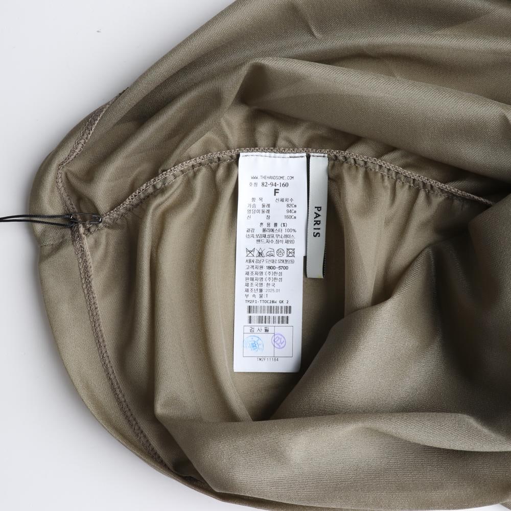 타임 25SW 카키 쉬어 레이어드 후드 긴팔 티셔츠 이미지 6