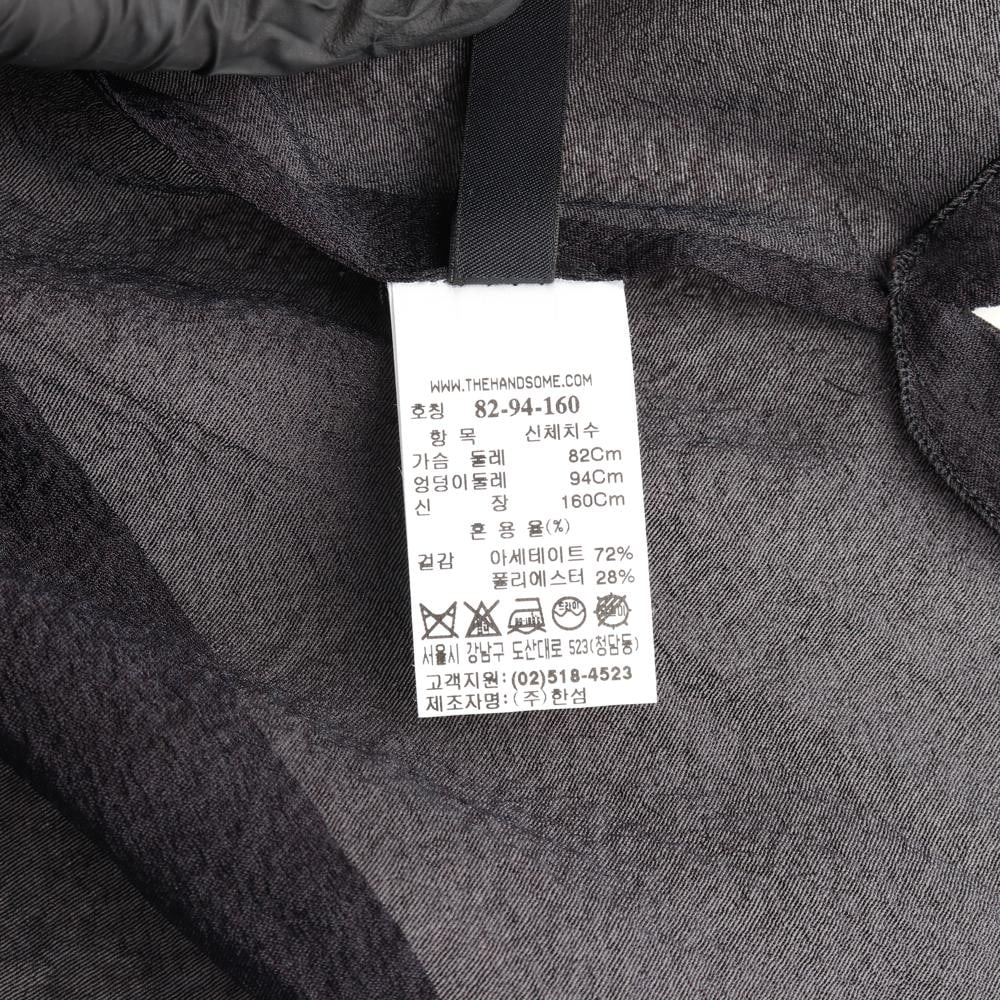 시스템 블랙 노카라 오버핏 반팔 시스루 셔츠 블라우스 이미지 6