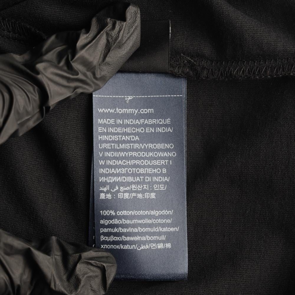 타미힐피거 블랙 로고 슬리브 긴팔 티셔츠 상세 이미지 6