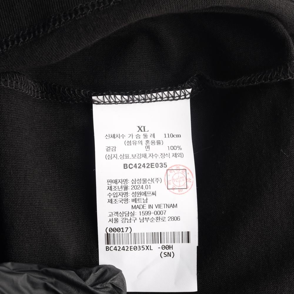 빈폴 블랙 브이넥 반팔 티셔츠 상세 이미지 6