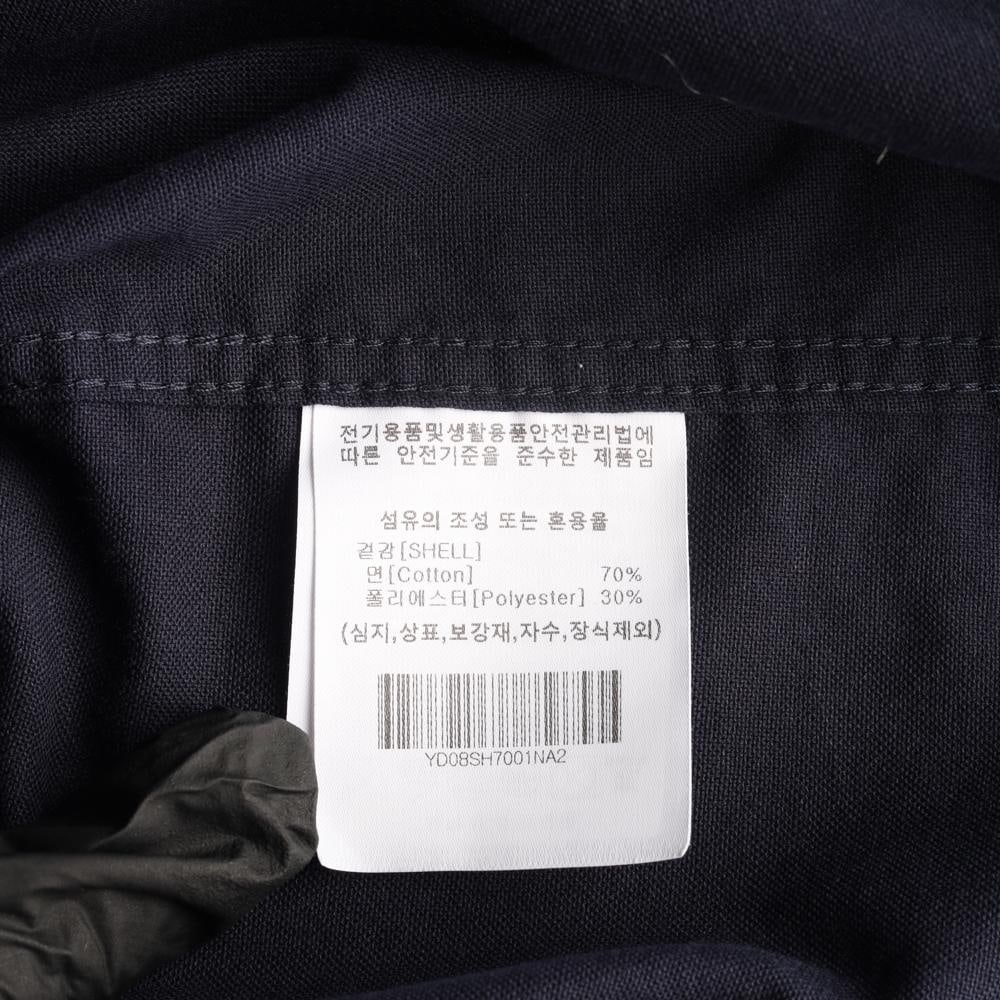 예일 네이비 오버핏 자수로고 코튼 긴팔 셔츠 이미지 6