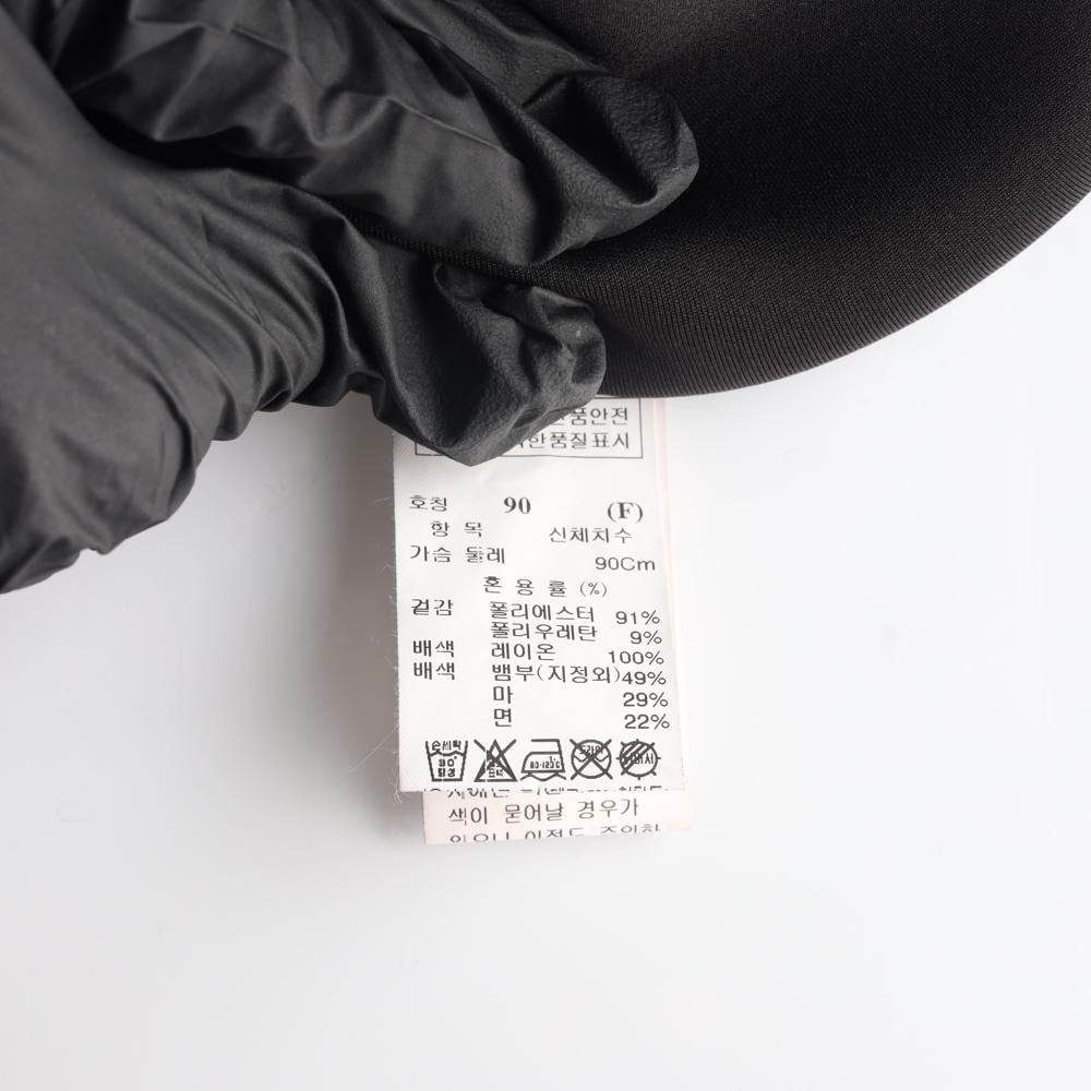 시스템 린넨 블랙 자수 오버핏 반팔 레이어드 티셔츠 상세 이미지 6