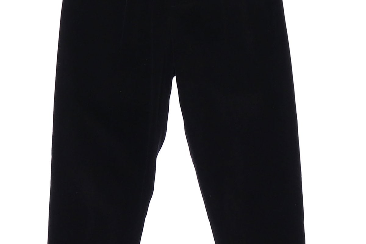 스티븐 알란 블랙 벨벳 핀턱 와이드 치노팬츠 배기팬츠 이미지 3